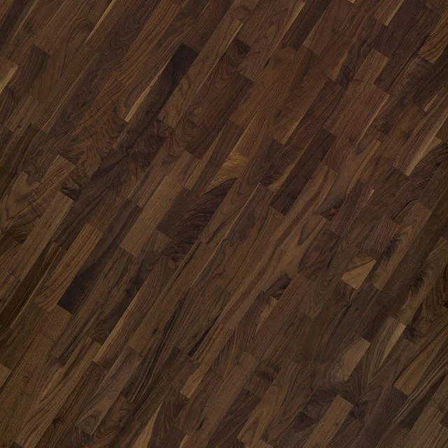 Amerikai Dió Rustic - 3 sávos szalagparketta 14 mm