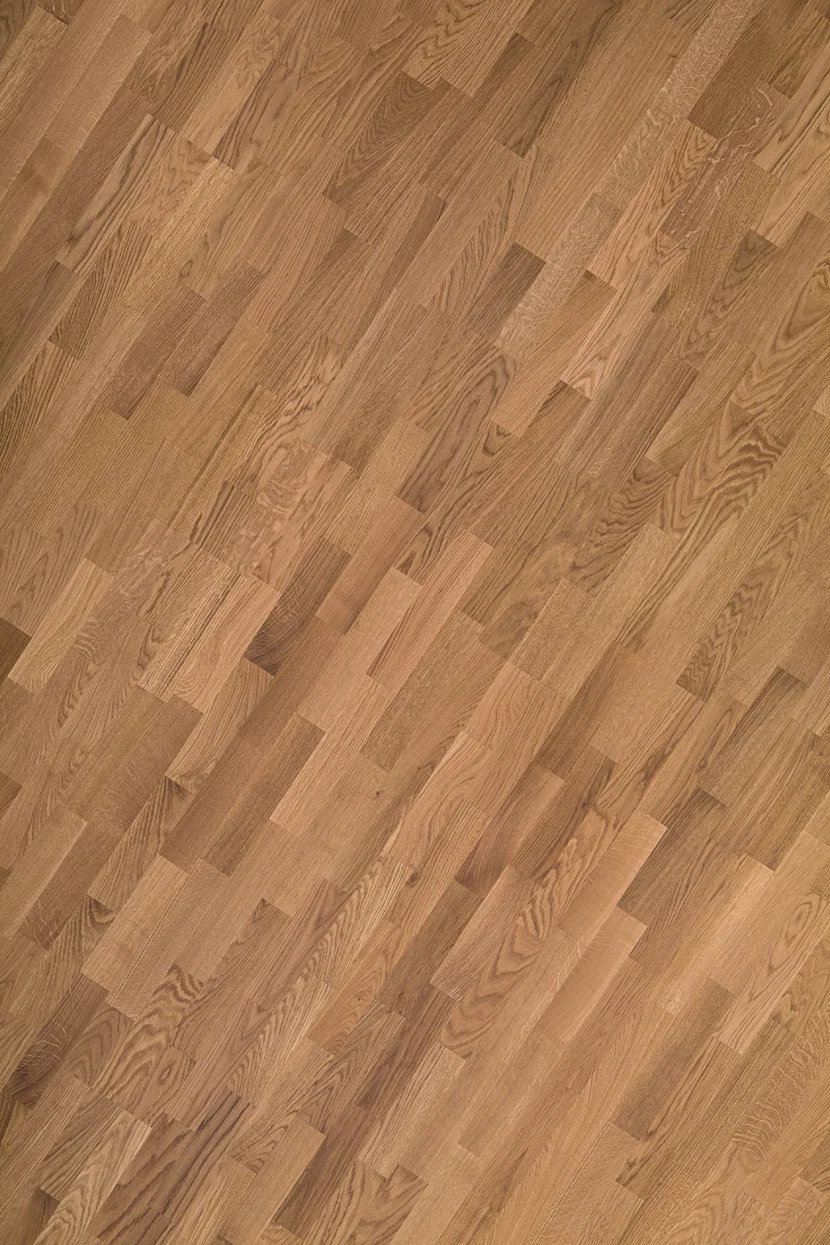 Tölgy Natúr - 3 sávos szalagparketta 14 mm
