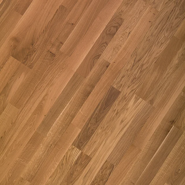 Tölgy Rustic - 2 sávos szalagparketta 14 mm