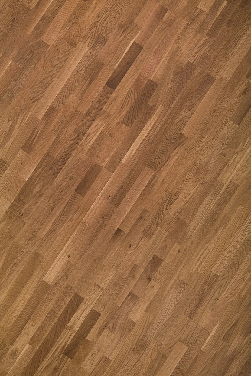 Tölgy Rustic - 3 sávos szalagparketta 14 mm