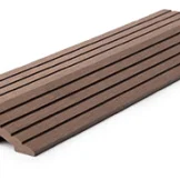 WPC kiegészítő Élzáró klikk rendszerhez - Sötétbarna