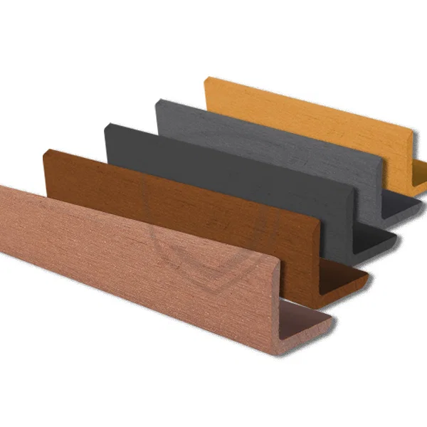 WPC kiegészítő  "L" oldaltakaró 50x60 x 2200 mm